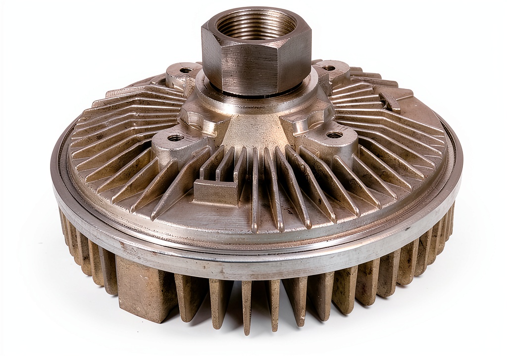 Installing Hayden Automotive Fan Clutch for Severe Duty on a workbench