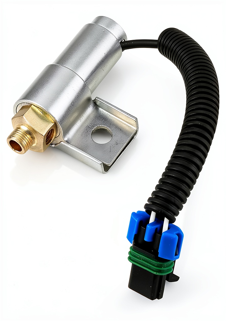 Installing KD KISONIED Solenoid Valve 12V 3 Port Machined on a workshop bench