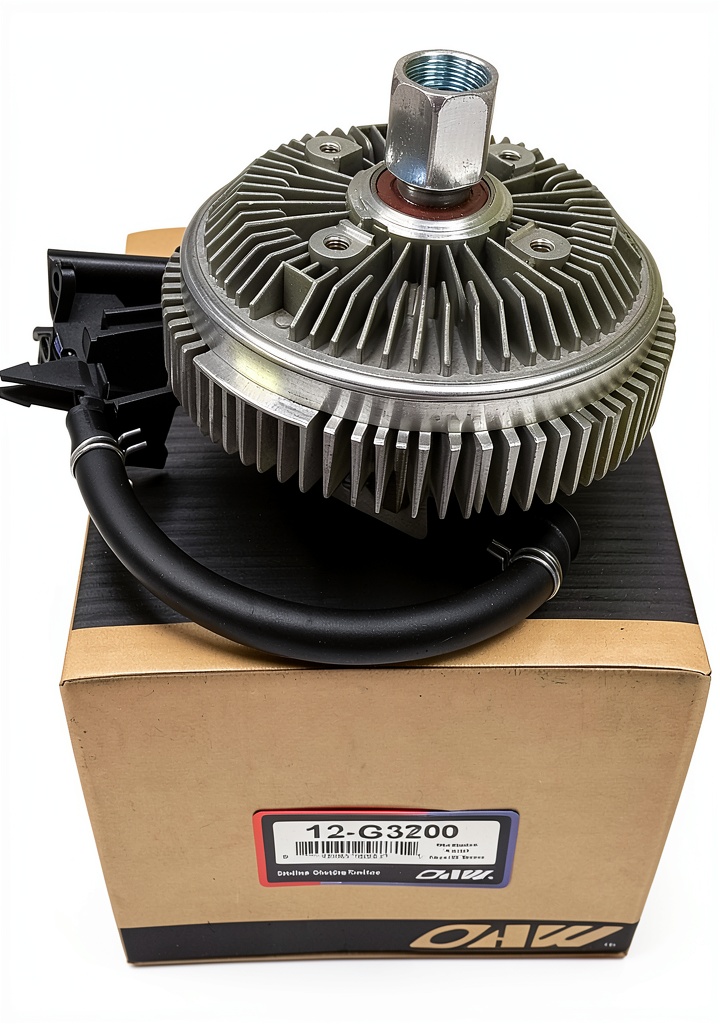 OAW Electronic Fan Clutch installed in engine bay