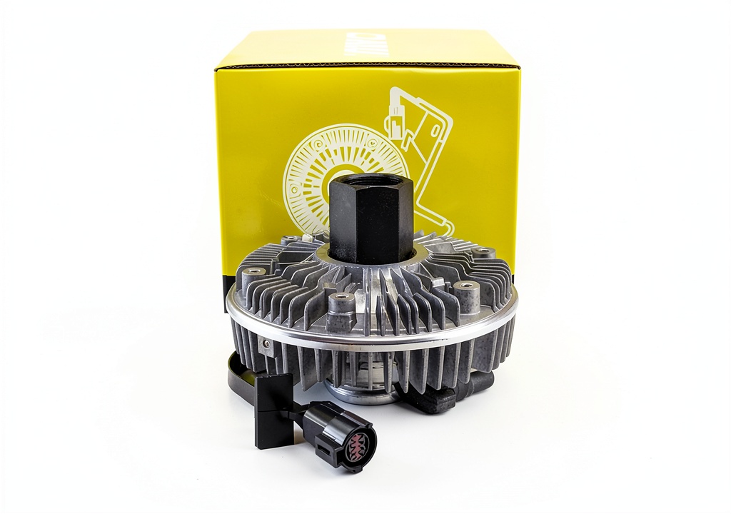 OAW Engine Fan Clutch installed in a vehicle engine bay
