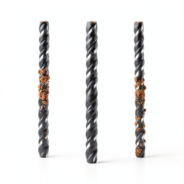 10 PCS 1/4 Inch Carbide Drill Bit Tile Glass Drill Bits 3-Flats Shank Masonry Cement Drill Bit Set for Concrete, Marble, Plastic, Brick, Tile, Wood, Cement-5
