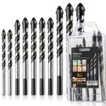 Masonry Drill Bit Set Luckyway Tungsten Carbide for Concrete Brick-0
