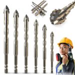 Four-Flute Sawtooth Eccentric Drill Bit JIAWANGSHENG Carbide 4‑12mm-0