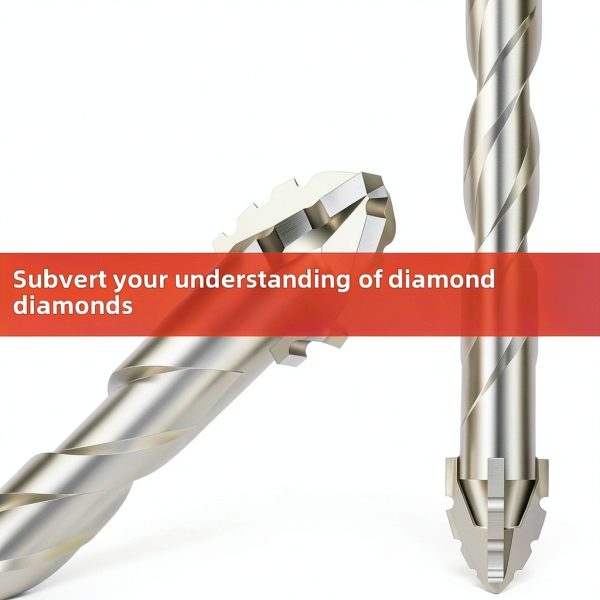 Four-Flute Sawtooth Eccentric Drill Bit JIAWANGSHENG Carbide 4‑12mm-3